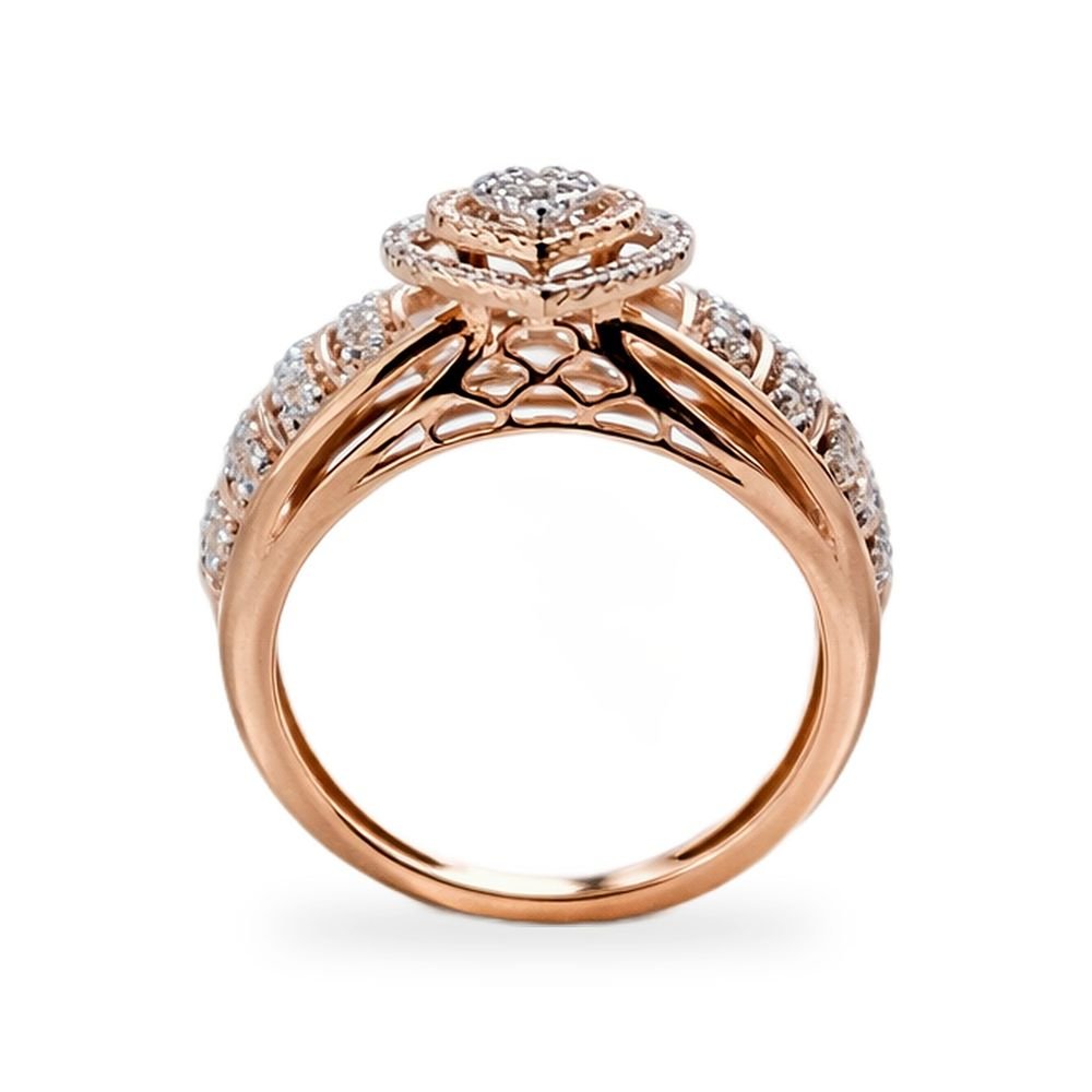 Enamel Halo Ring