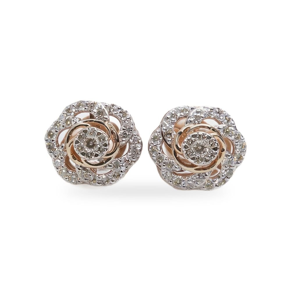 Rose Flower Studs